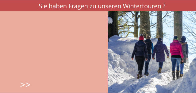 Sie haben Fragen zu unseren Wintertouren ? >>